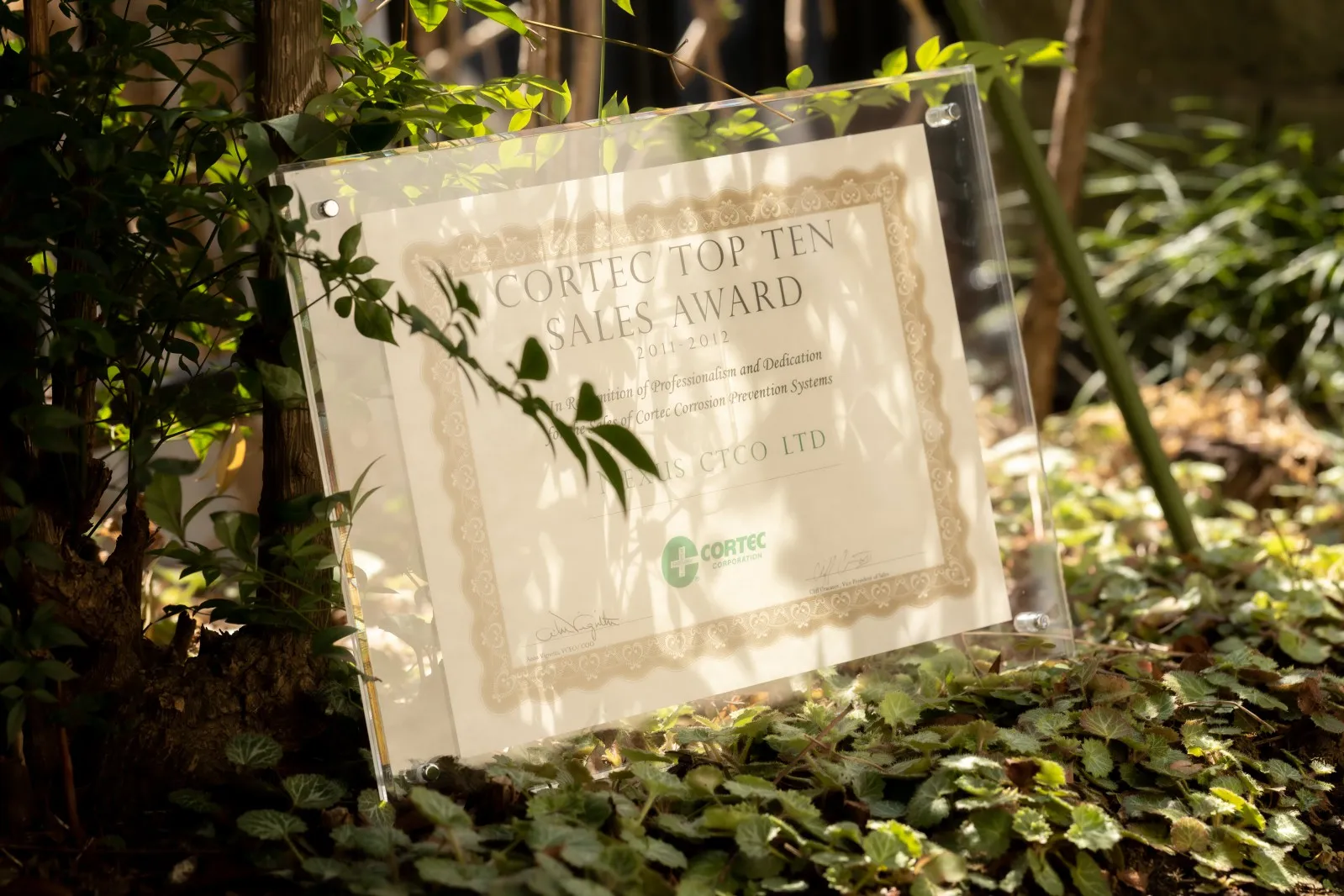 2012年 CORTEC TOP SALES AWARD受賞